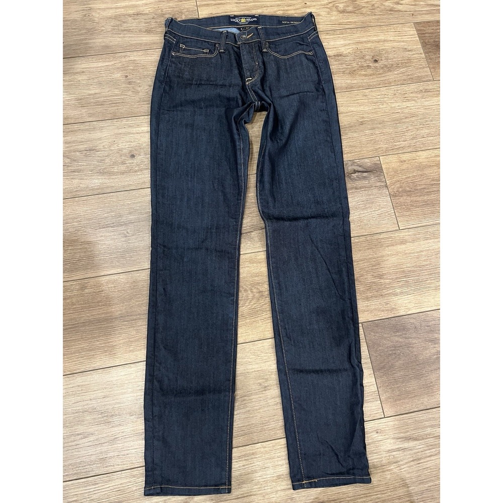 Lucky Brand Jeans Sofia Skinny Women's Size 4 27‎ X 32 Medium Dark Wash